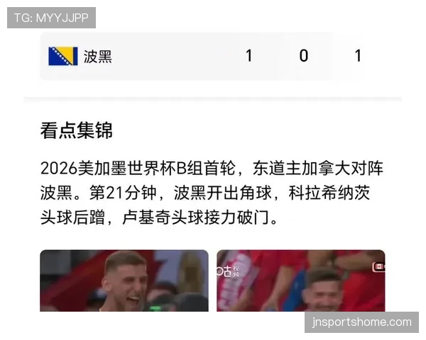 波黑1-1加拿大回顾：B组首轮拿到重要一分